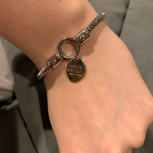 Metal influencer bracelet